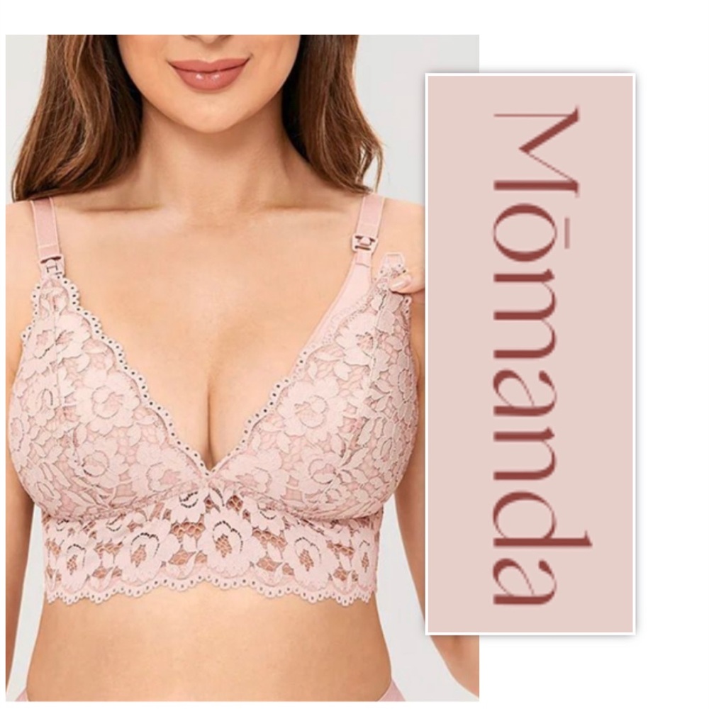 MOMANDA Lace Maternity Nursing Bralette